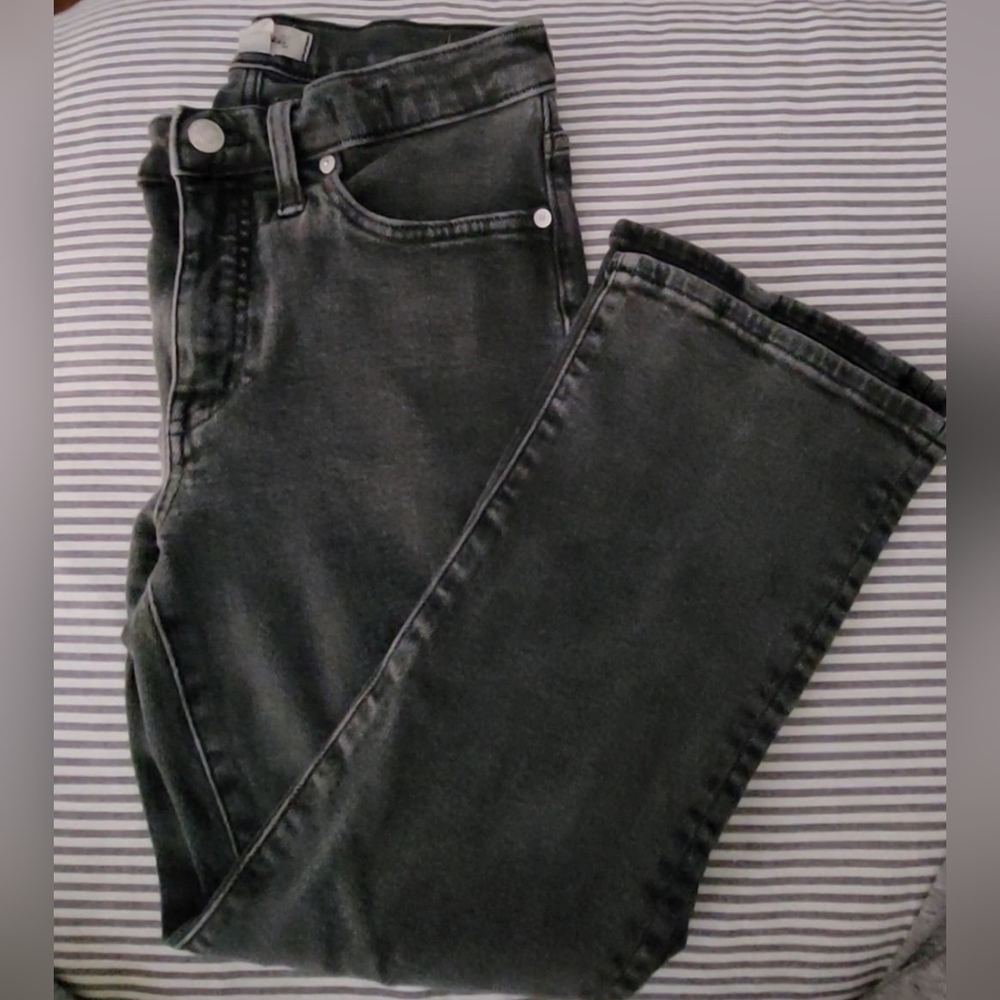 Madewell Mid Rise Kick Out Denim Jeans